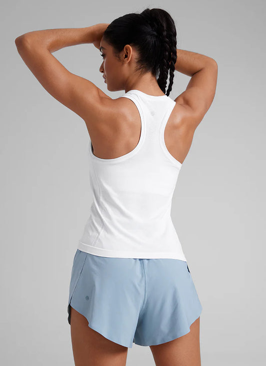 CRZ YOGA Seamless Scoop Neck Tanks Racerback