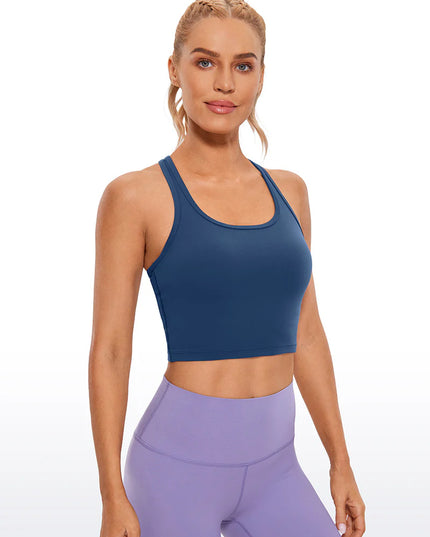 CRZ YOGA Butterluxe Scoop Neck Racerback Longline Bra