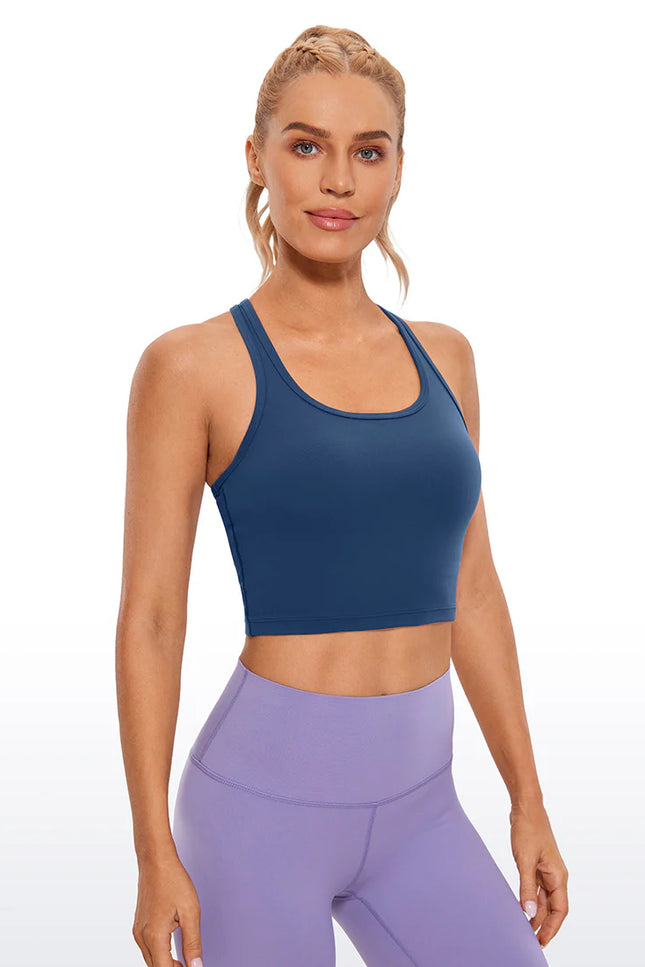 CRZ YOGA Butterluxe Scoop Neck Racerback Longline Bra