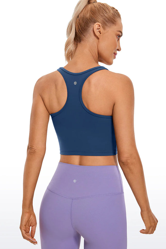 CRZ YOGA Butterluxe Scoop Neck Racerback Longline Bra