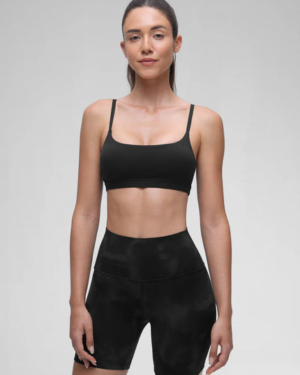 CRZ YOGA Butterluxe Adjustable Spaghetti Strap Bra