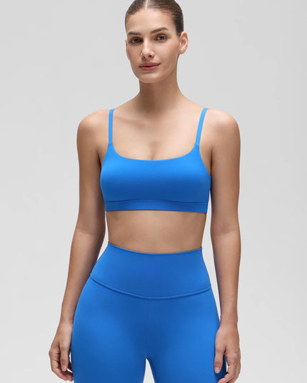 CRZ YOGA Butterluxe Adjustable Spaghetti Strap Bra