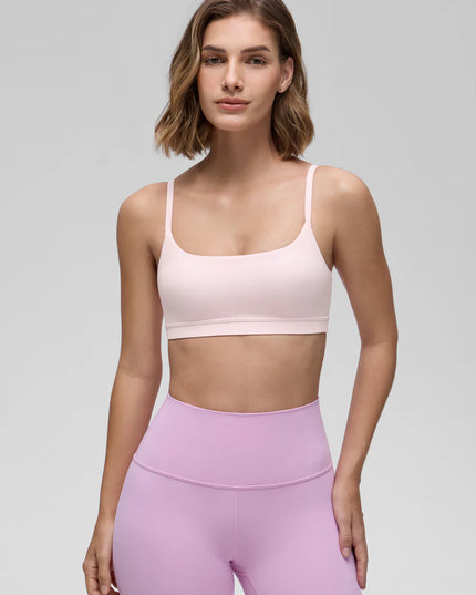 CRZ YOGA Butterluxe Adjustable Spaghetti Strap Bra