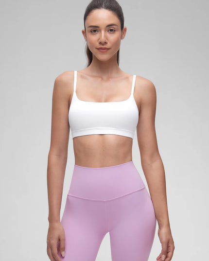 CRZ YOGA Butterluxe Adjustable Spaghetti Strap Bra