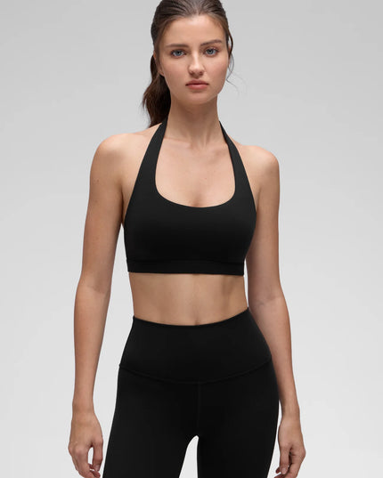 CRZ YOGA Butterluxe Scoop Neck Open Back Sports Bra