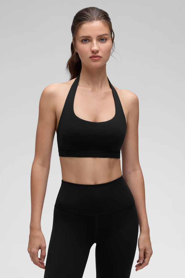 CRZ YOGA Butterluxe Scoop Neck Open Back Sports Bra
