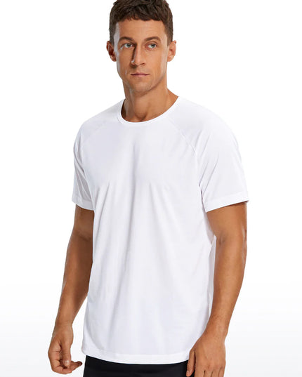 CRZ YOGA Lightweight Quick Dry Short sleeves Round Neck