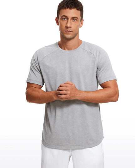 CRZ YOGA Lightweight Quick Dry Short sleeves Round Neck