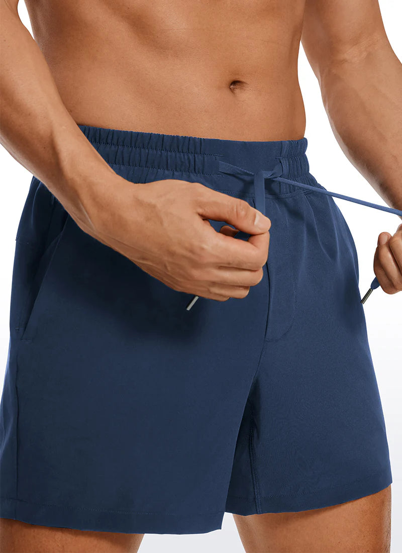 CRZ YOGA On the Travel Linerless Shorts with Pockets 5"