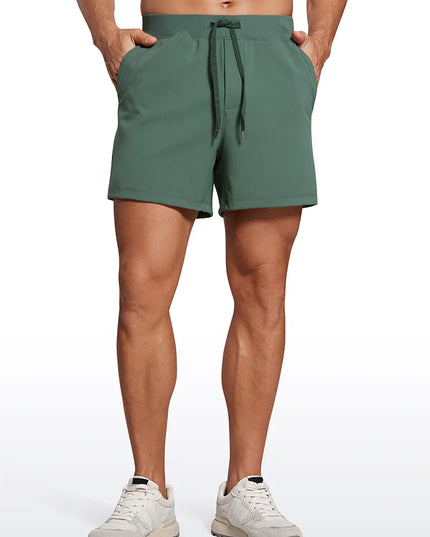 CRZ YOGA On the Travel Linerless Shorts with Pockets 5"