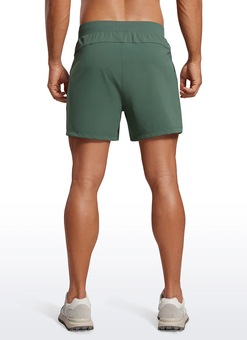 CRZ YOGA On the Travel Linerless Shorts with Pockets 5"