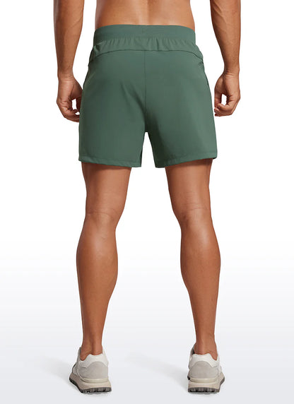 CRZ YOGA On the Travel Linerless Shorts with Pockets 5"