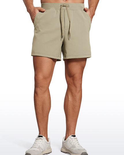 CRZ YOGA On the Travel Linerless Shorts with Pockets 5"