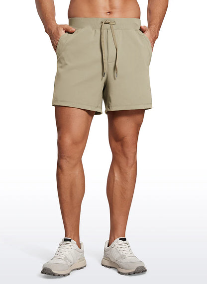 CRZ YOGA On the Travel Linerless Shorts with Pockets 5"