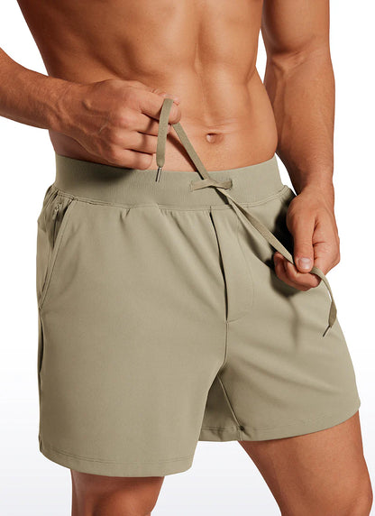 CRZ YOGA On the Travel Linerless Shorts with Pockets 5"