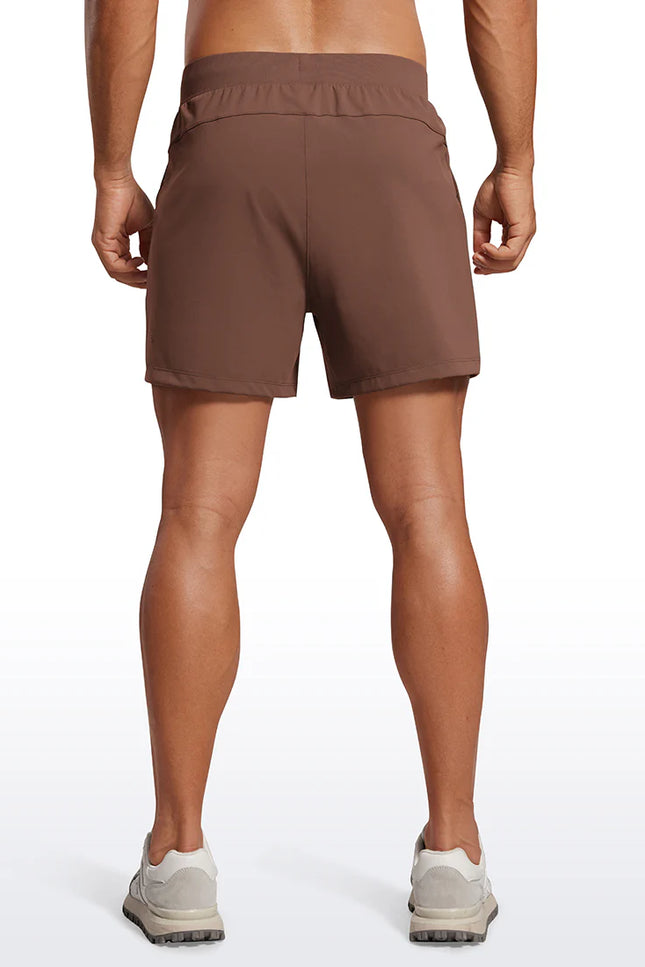 CRZ YOGA On the Travel Linerless Shorts with Pockets 5"