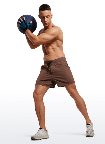 CRZ YOGA On the Travel Linerless Shorts with Pockets 5"