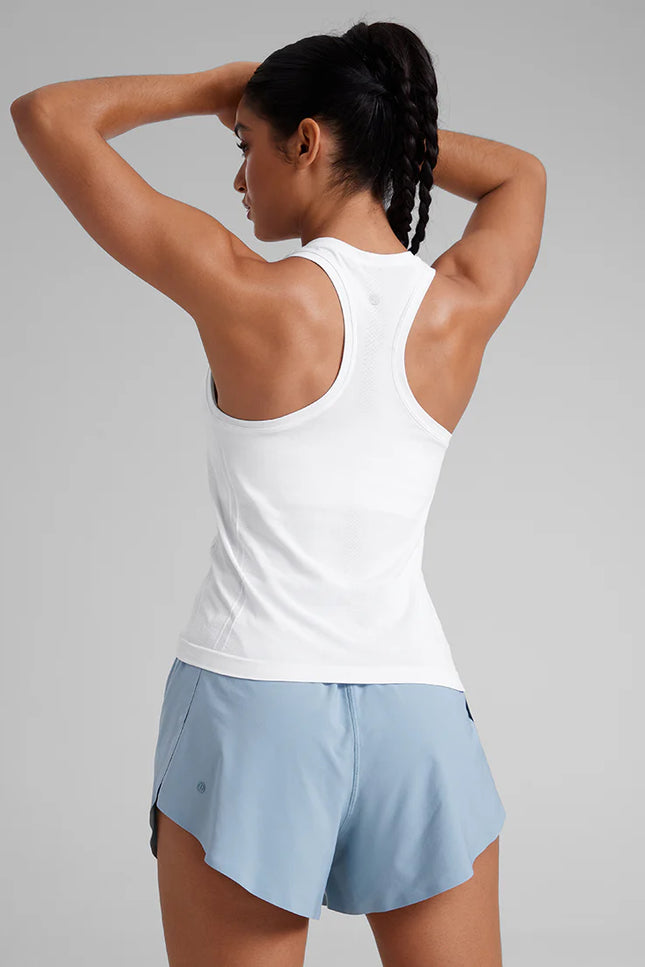 CRZ YOGA Seamless Scoop Neck Tanks Racerback