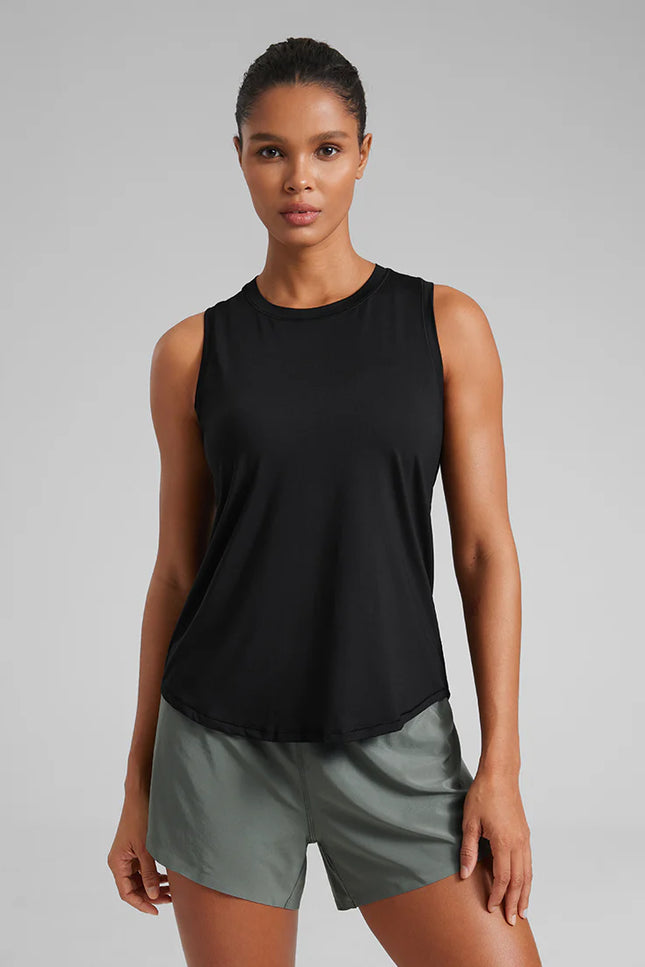 CRZ YOGA Ultralight Hip Length Racerback Tank