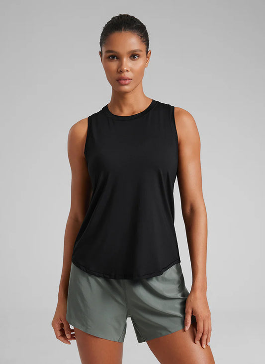 CRZ YOGA Ultralight Hip Length Racerback Tank
