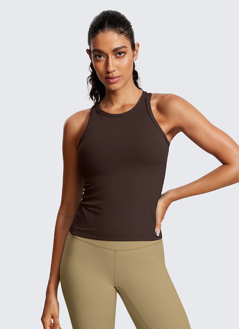CRZ YOGA Butterluxe Waist Length Racerback Tank