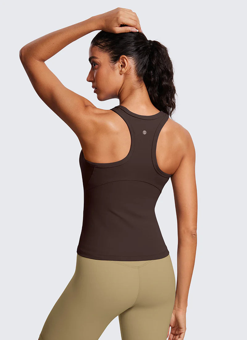 CRZ YOGA Butterluxe Waist Length Racerback Tank