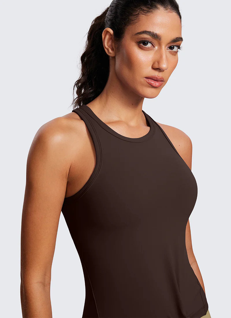 CRZ YOGA Butterluxe Waist Length Racerback Tank