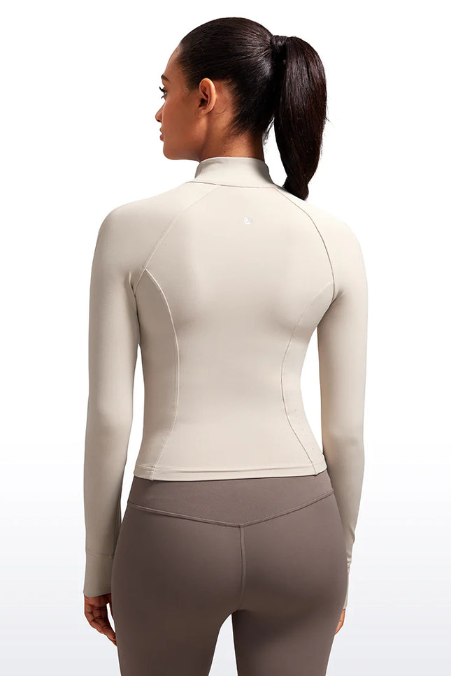 CRZ YOGA Butterluxe Waist Length Full Zip Jacket