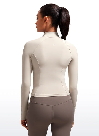 CRZ YOGA Butterluxe Waist Length Full Zip Jacket