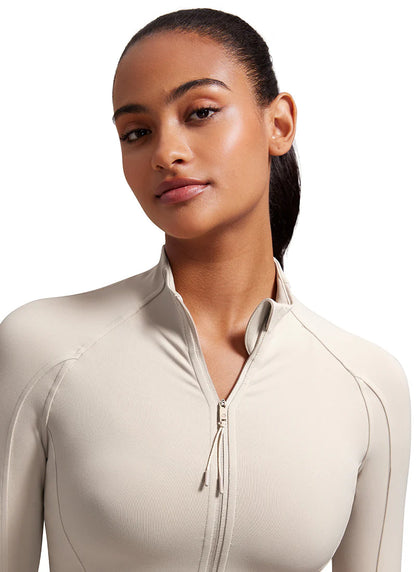 CRZ YOGA Butterluxe Waist Length Full Zip Jacket
