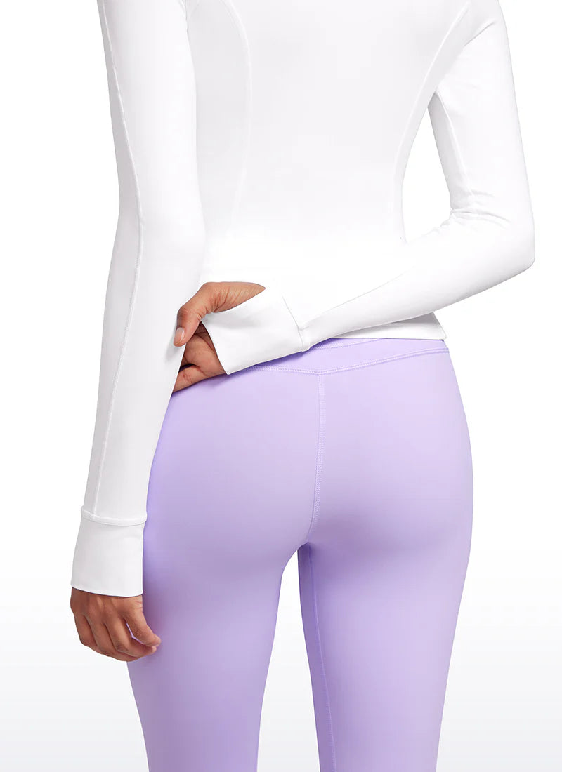 CRZ YOGA Butterluxe Waist Length Full Zip Jacket